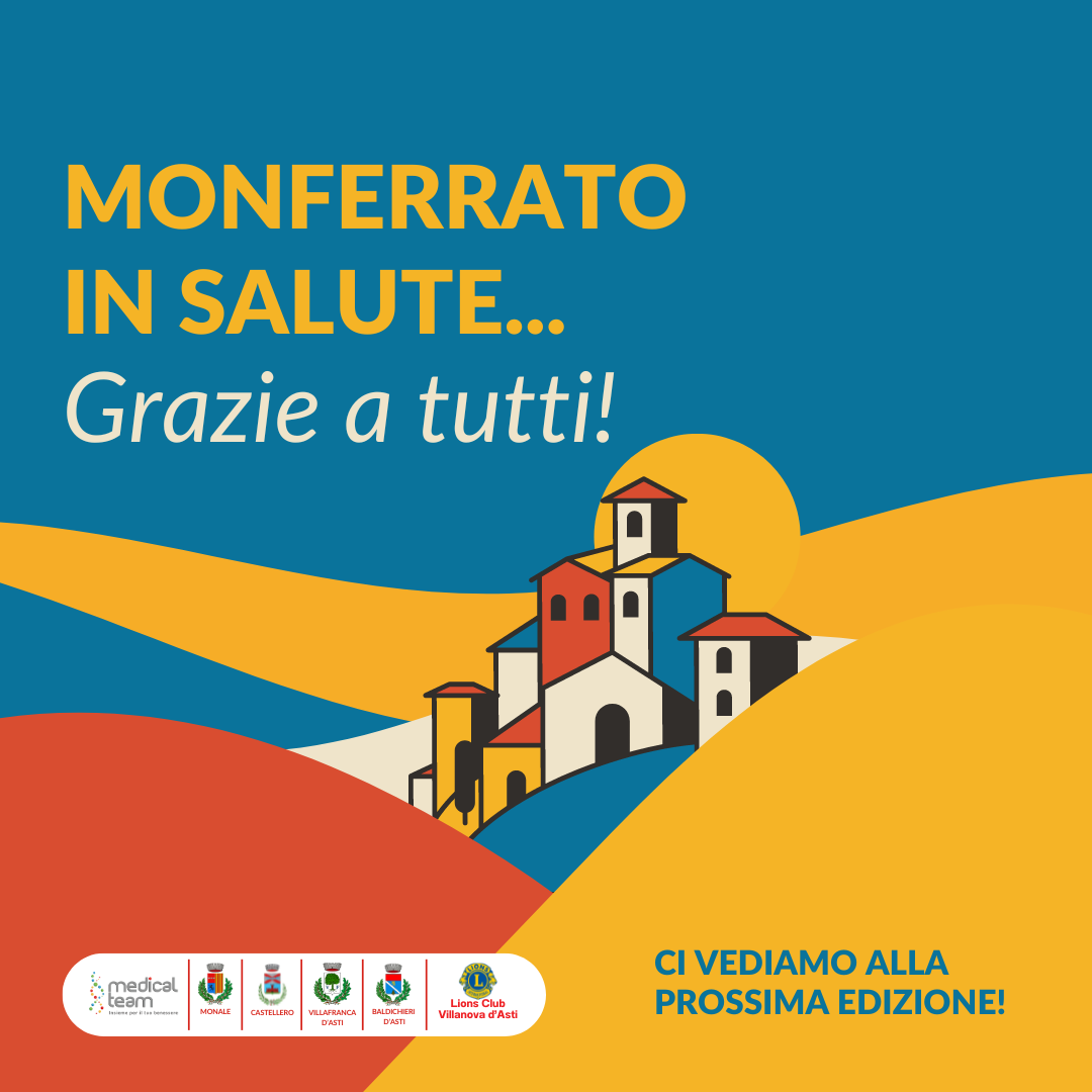 Locandina della Prima Edizione di Monferrato in Salute